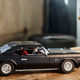 A photo of a Lego Camaro model.